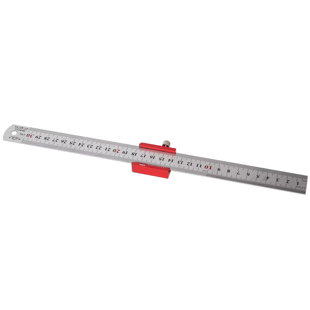 45/90Angle Steel Ruler Positioning Block Stop Angle Scriber Line Marking Gauge Steelruler Fixed Limit Woodworking Measuring Tool