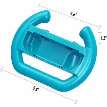 2 PCS Gaming Racing Steering Wheel Grip for Nintendo Switch OLED Joy Con Controller Grip Racing Wheels Gamepad Accessories