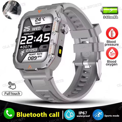 2025 New Smartwatch Men for Women Militray Outdoor GPS Track Sport Watches Heart Rate Sleep Waterproof Smart Watch IOS Android