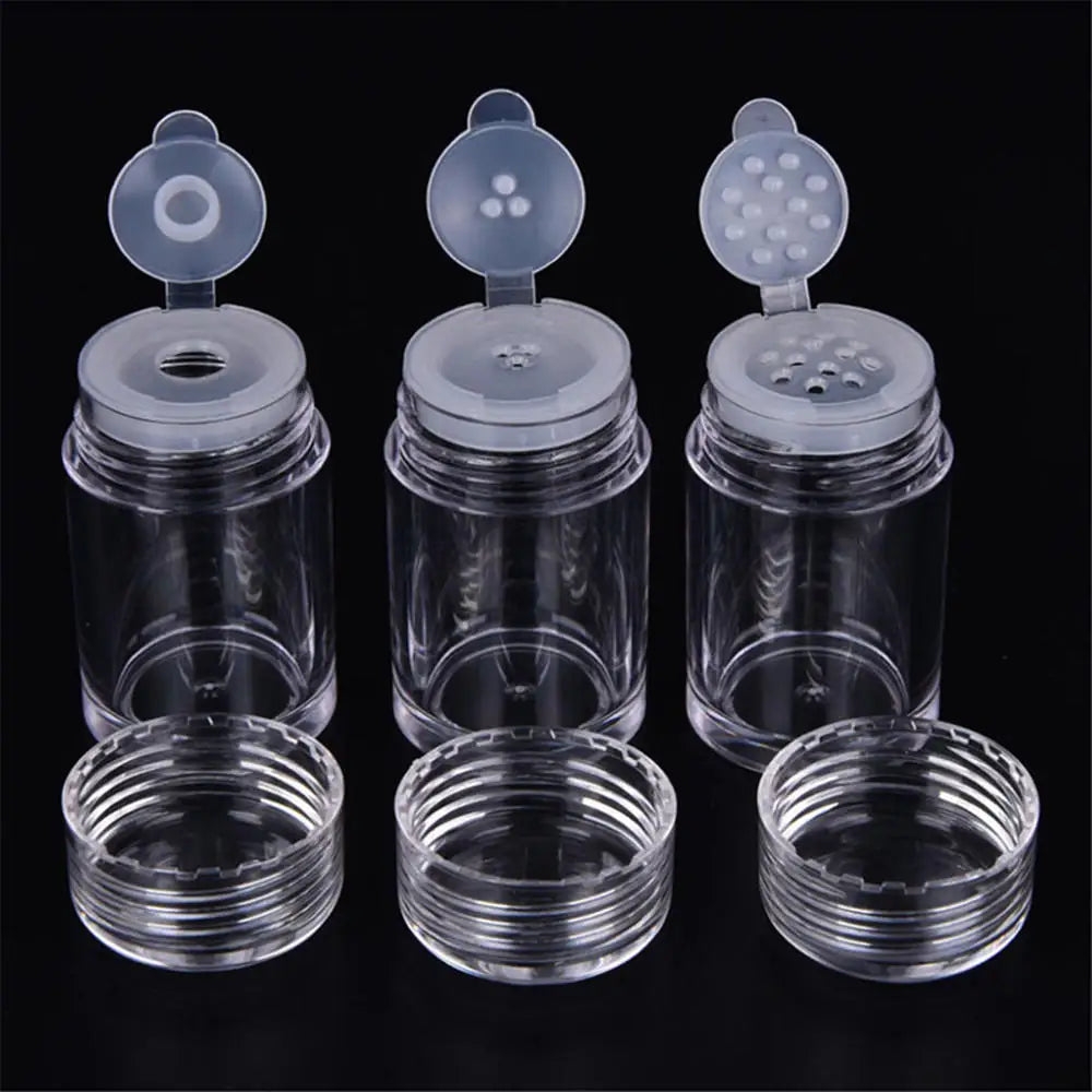 10Ml Empty Refillable Cosmetic Jar Pot Loose Face Powder Sieve Powder Box Empty Cosmetic Container Travel Wholesale Dropshipping
