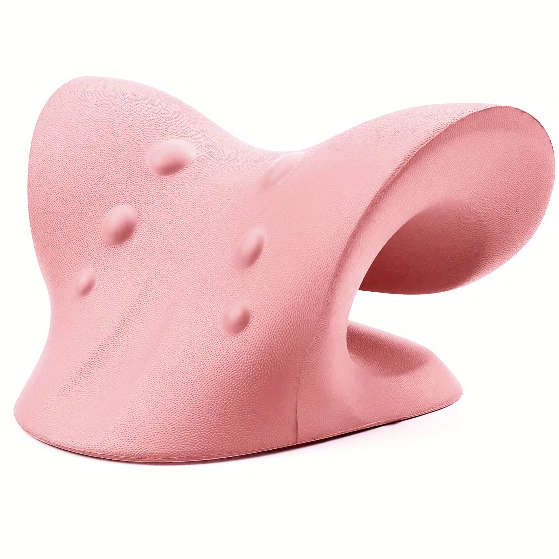 Eva Neck and Shoulder Relaxer, C-Shape Cervical Traction Device, Relax Spine Alignment, Chiropractic Pillow Stretcher Massager