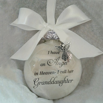1pc, In Heaven Relatives Name Ornament, Keepsake Feather Plastic Ball, Ornament Pendant, Home Decor, Room Decor, Bedroom Decor Beauty Fashion
