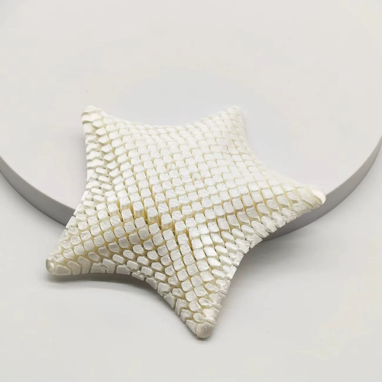 3D Printed Starfish 12Cm Ornament Marine Animal Decor Ocean Themed Desk Toy Movable Joints Stress Relief Gift for Home Office