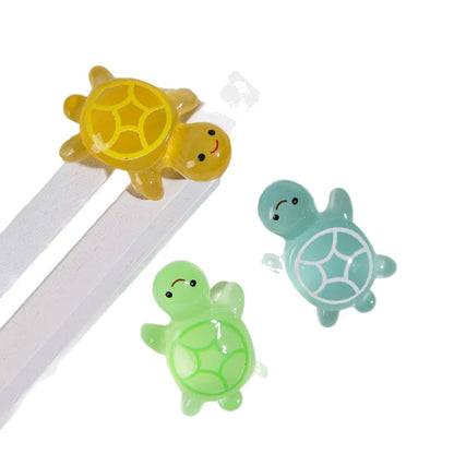 20/50/100Pcs Cute Mini Luminous Turtle Ornaments Glowing in the Dark Miniatures Turtles Micro Landscape Garden Home Decor Gift