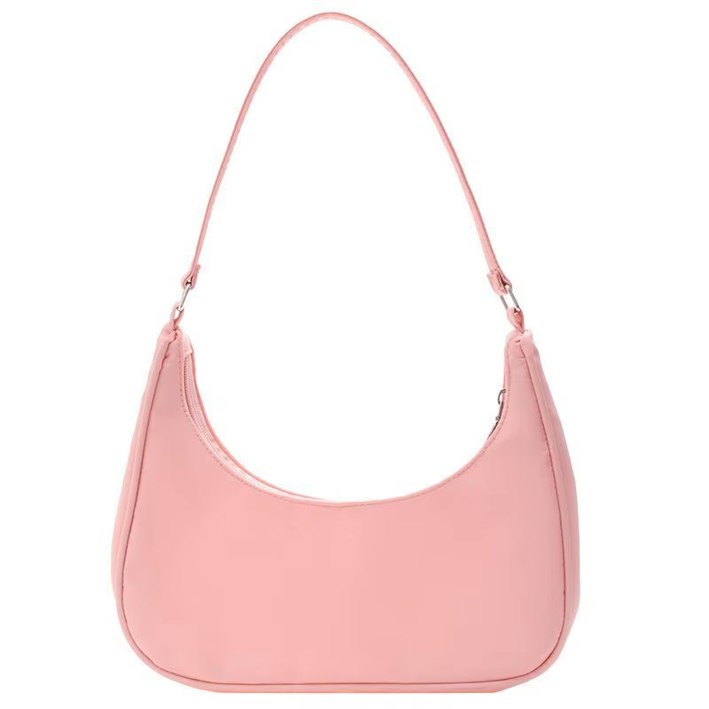 Fashionable Shoulder Underarm Bag Light Small Solid Color Satchel Stylish Women Tote Bag, Suitable for Daily Work Outdoor Party
