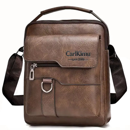 Vintage Messenger Bag with Adjustable Strap, Lightweight Design for Business & Daily Use, Perfect Valentine Gift for Men