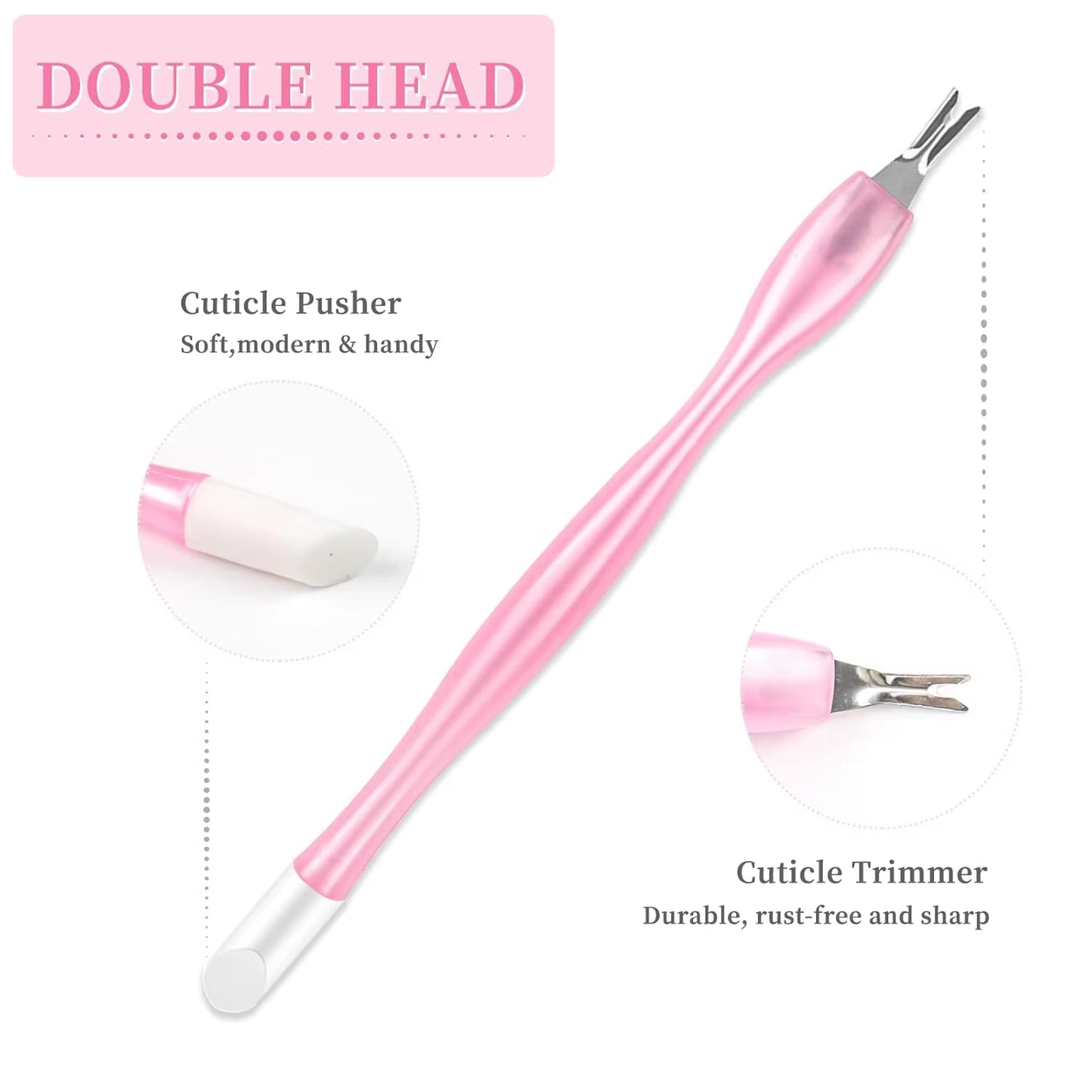 5Pcs/10Pcs Ways Manicure Nail Cuticle UV Gel Polish Pusher Remover Trimmer Stainless Steel Pedicure Dead Skin Cuticle Care Tools