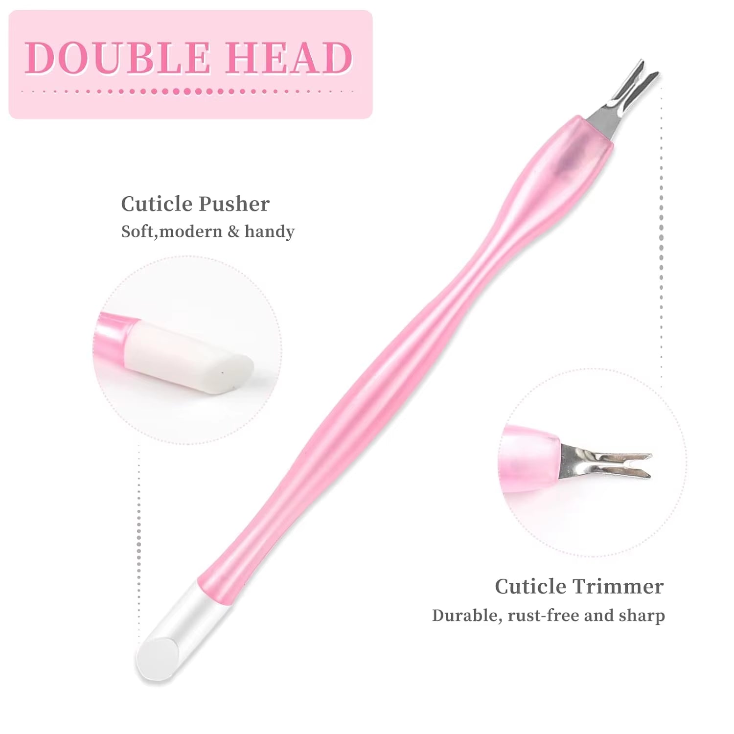 5Pcs/10Pcs Ways Manicure Nail Cuticle UV Gel Polish Pusher Remover Trimmer Stainless Steel Pedicure Dead Skin Cuticle Care Tools