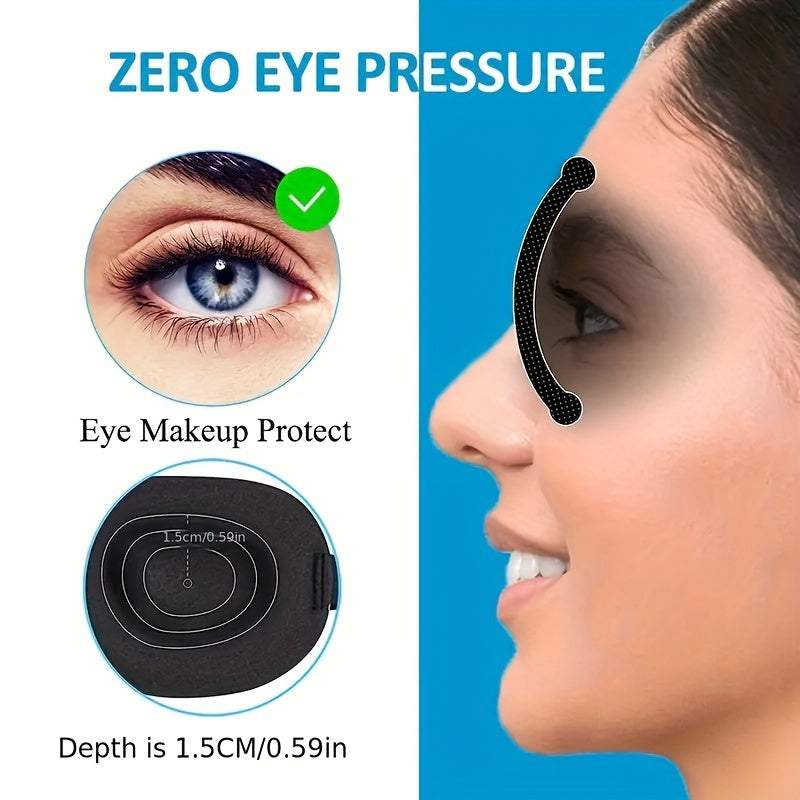 1/3/5/10 Pack Pure Blackout 3D Contoured Eye Mask for Adults - Heavy Duty Hypoallergenic & Fragrance-Free, Soft Ergonomic Fit (Men & Women) - Travel, Home, Office Use, No Leakage, Beige-Friendly - Ideal Gift for Night Beauty Fashion