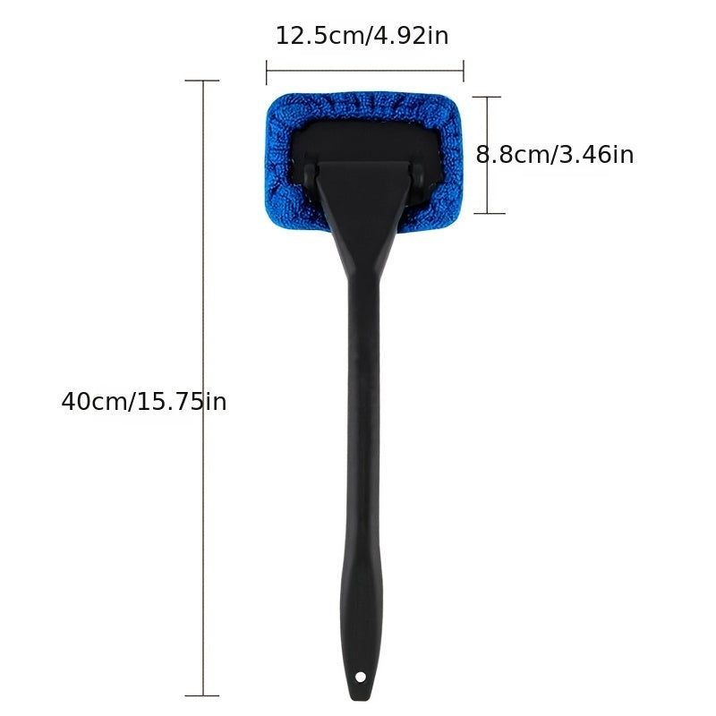 Car Window Cleaning Brush Kit for Windshield Cleaning Tools, Interior Car Wiper with Long Handle, Automotive Accessories. Beauty Fashion