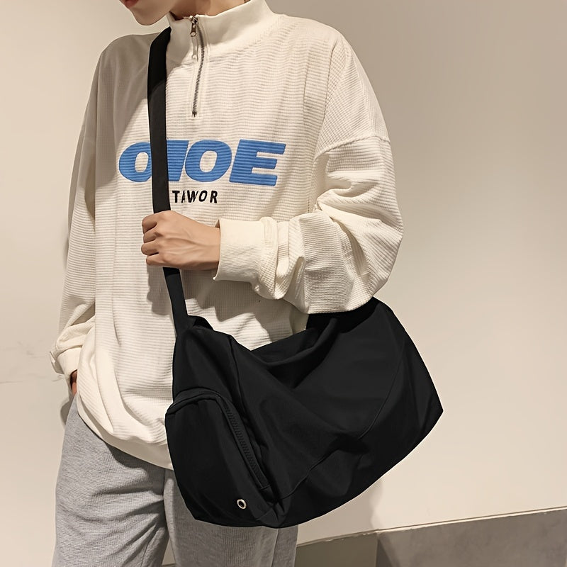 Men's Large Sling Bag, Sport Travel Shoulder Bag, Crossbody Bag For Hanging Out & Daily Commute Beauty World Shop