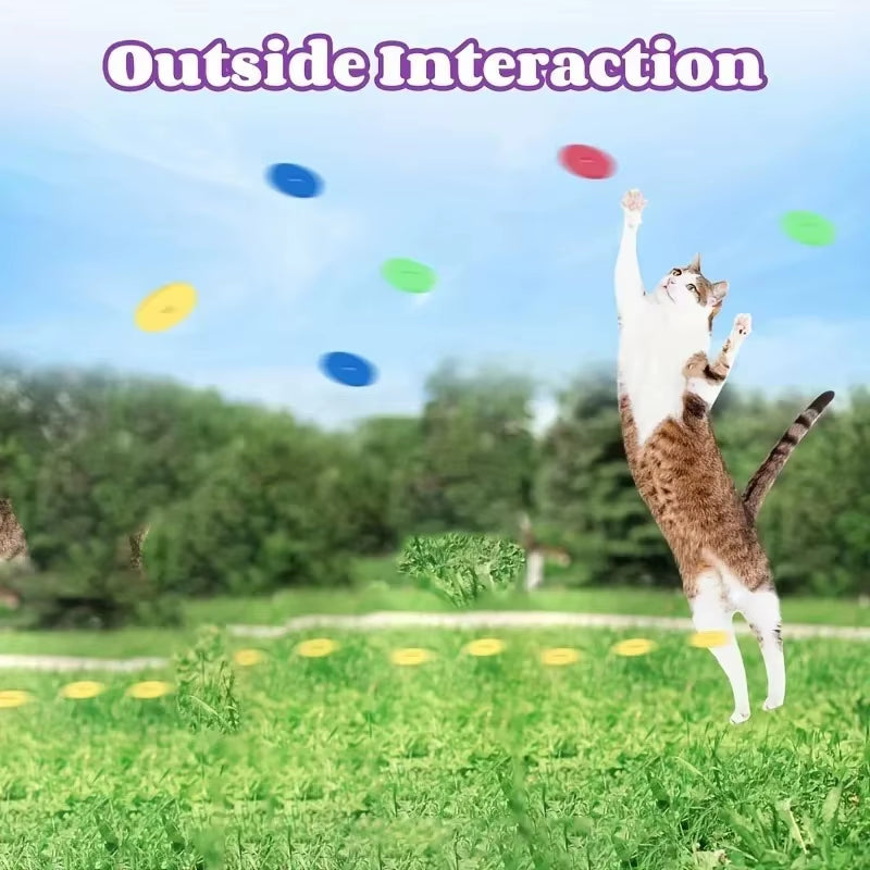 Funny Cat Toys Creative Turnip Gun with 15Pcs Reusable Foam Disc Pet Hunting Interactive Toy Dog Cat Pet Supplies