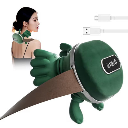 Neck Shoulder Massager Deep Tissue Shiatsu Back Cervical Massage Machine Bionic Fatigue Relief Relax Muscle ﻿3Level ﻿Master Hand