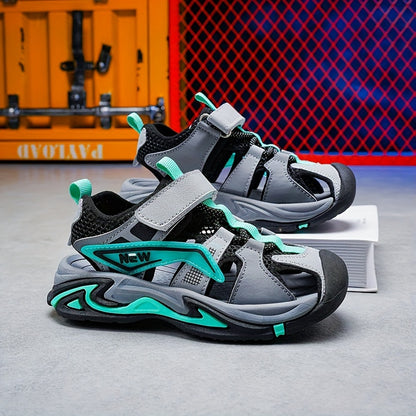 Boys Breathable Casual Sport Sandals - Non-Slip, Wear-Resistant, and Abrasion-Resistant Shoes for Outdoor Walking, Running, and Training - Perfect for Daily, Hiking, and Summer Activities Beauty World Shop