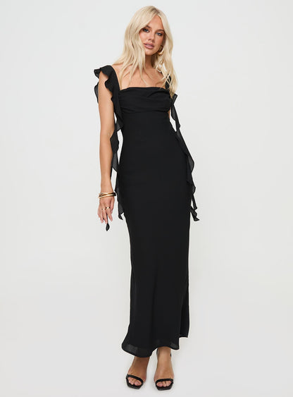 Lanai Maxi Dress Black Princess Polly