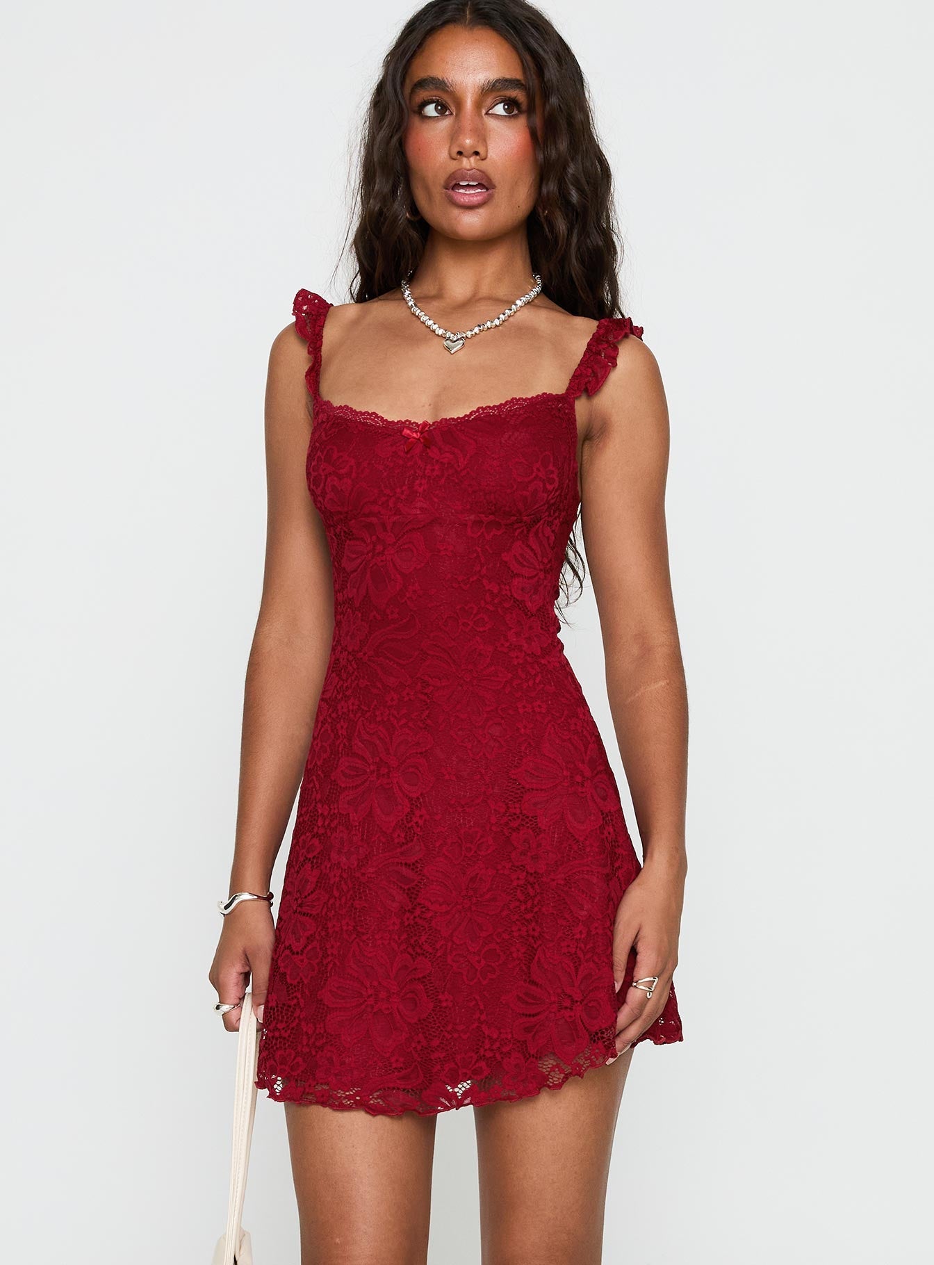 Beacall Mini Dress Red Princess Polly