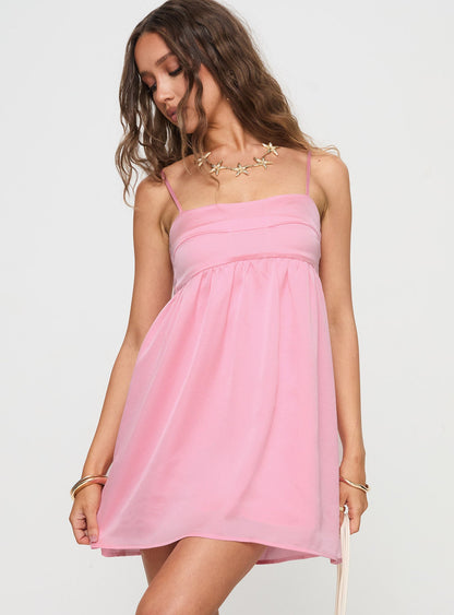 Ortega Mini Dress Pink Princess Polly