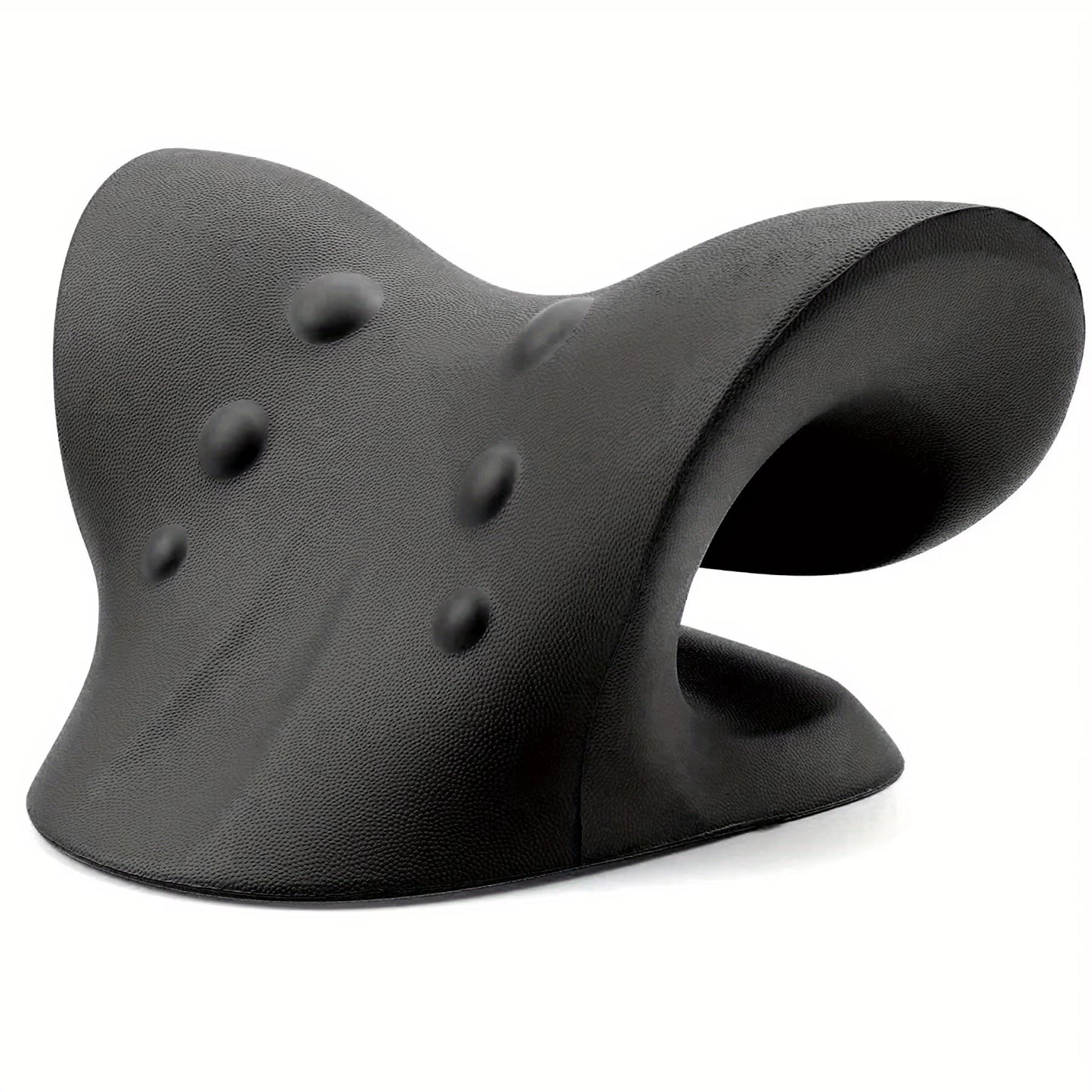 Eva Neck and Shoulder Relaxer, C-Shape Cervical Traction Device, Relax Spine Alignment, Chiropractic Pillow Stretcher Massager