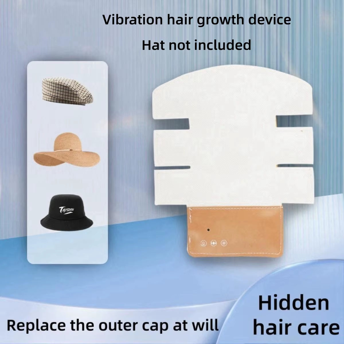 Red Light Hair Growth Cap Infrared Anti-Hair Loss Therapy Device Prevents Hair Loss and Promotes Scalp Blood Circulation