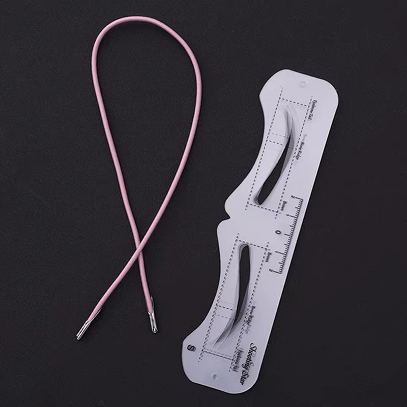 The New Fixed PVC Eyebrow Shaper Template Can Be Reused with High-Quality Stickers for Elegant Eyebrow Makeup Tools 6PCS