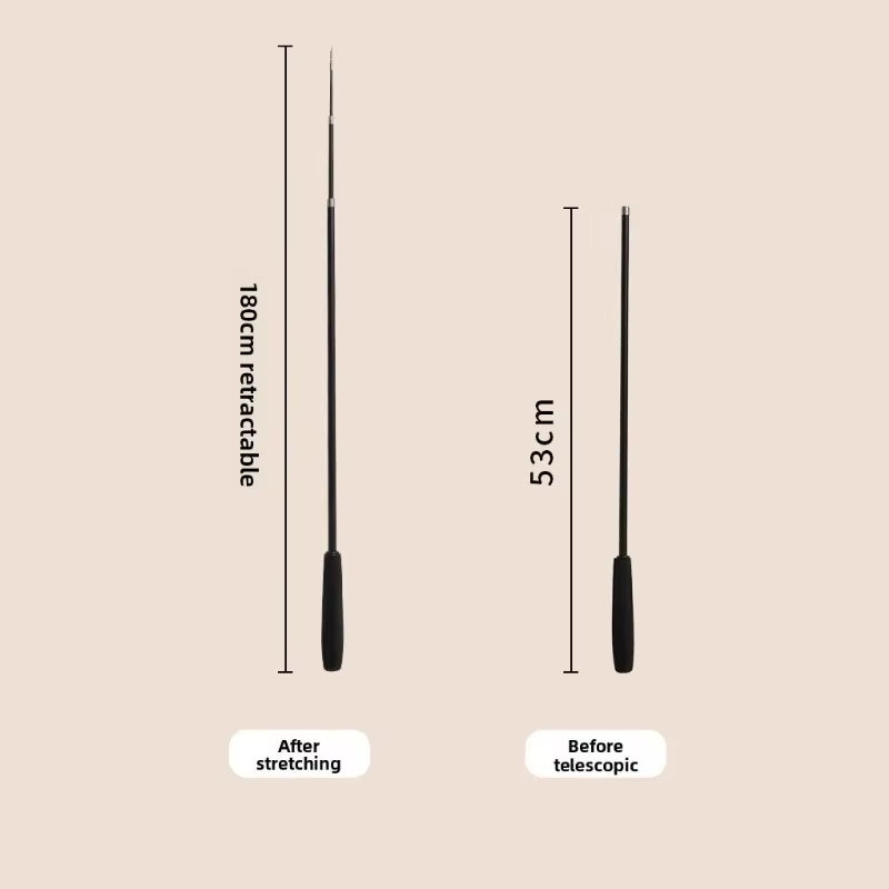 Extended Telescopic Cat Stick Cat Toys 1.8M Scratch Resistant Pet Accessories Telescopic Fishing Rod with Feather for Active Cat