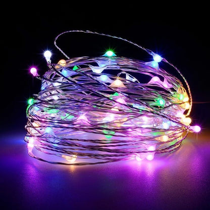 1pc String Lights for Bedroom, Party, Wedding, Christmas Halloween Decoration, 50/100LED Beauty Fashion
