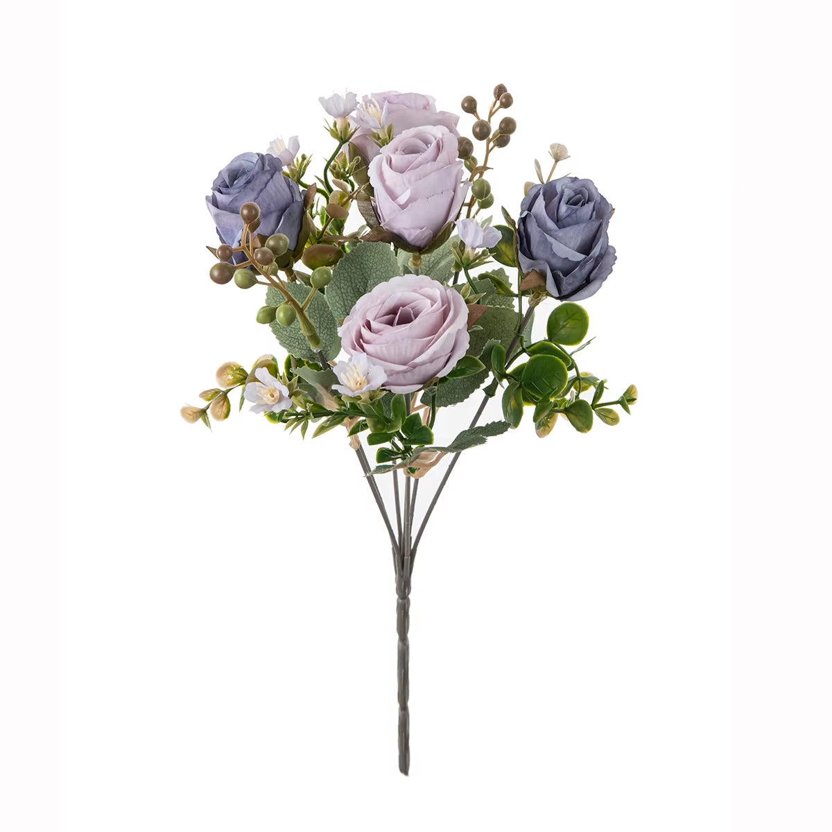 Silk Artificial Flower Rose Wedding Bridal Bouquet Home Room Vase Festival Outdoor Garden Bonsai Arch Diy Gift Box Decoration