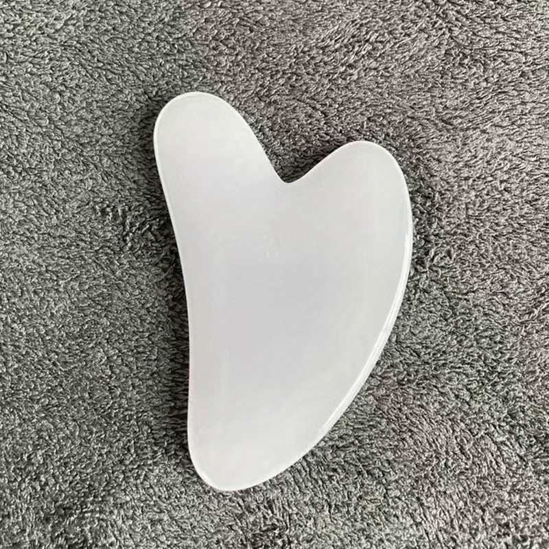 Heart-Shaped Massage Tool - Pastel pink Facial & Body Scraping board for Light Beige Care, Muscle Toning, Hair Removal - Durable & Easy-Clean Surface - Salon or Home Spa Use - Beauty Device, Massager for Body, Soothing Aesthe Beauty Fashion