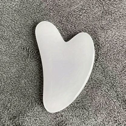 Heart-Shaped Massage Tool - Pastel pink Facial & Body Scraping board for Light Beige Care, Muscle Toning, Hair Removal - Durable & Easy-Clean Surface - Salon or Home Spa Use - Beauty Device, Massager for Body, Soothing Aesthe Beauty Fashion