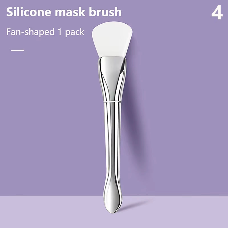 Silicone Facial Mask Brush Soft Hair Facial Mask Brush Brush Applicator for Facial Mask Beauty Salon Brushes Makeup Tools