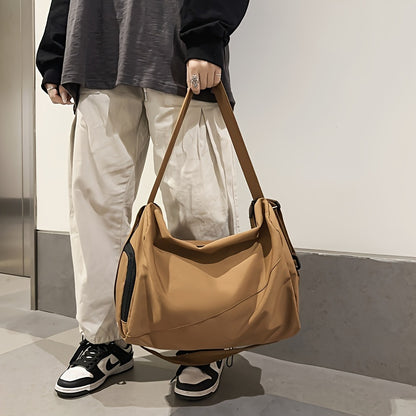 Men's Large Sling Bag, Sport Travel Shoulder Bag, Crossbody Bag For Hanging Out & Daily Commute Beauty World Shop