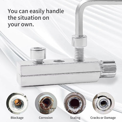 Universal Broken Wire Extractor Water Pipe Faucet Angle Valve Remover Easy Removal Rusty Damaged Screw Extractor Repair Tools
