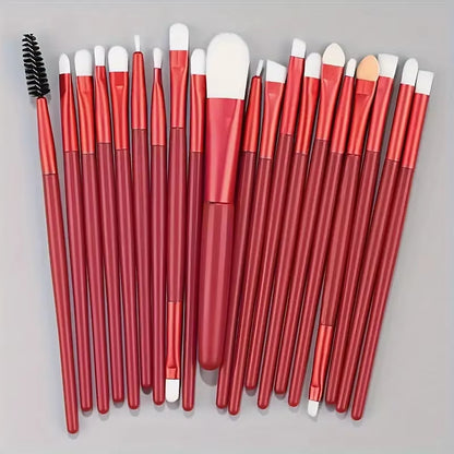 20Pcs Makeup Brush Set Eyeliner Brush Blending Brush Makeup Brushes for Cheeks Eye Cosmetic Foundation Brush Make up Brushes Set