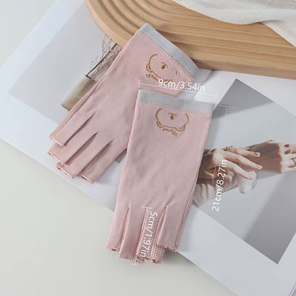 1 Pair anti UV Nail Gloves UV Gel Shield Glove Fingerless Manicure Nail Art Tools LED Lamp Nails Dryer Radiation Hand