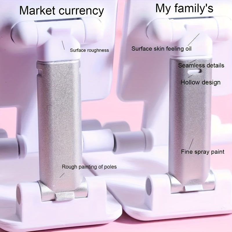 2PCS Portable Retractable Phone Stand Compatible With All Phones, 2 Colors Available Beauty Fashion