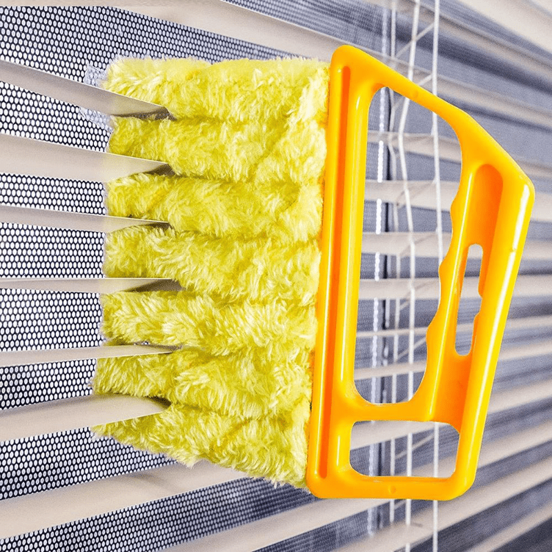 1pc, Washable Window Cleaning Brushes With Microfibers For Effortless Dust Collection And Blinds Cleaning Beauty Fashion
