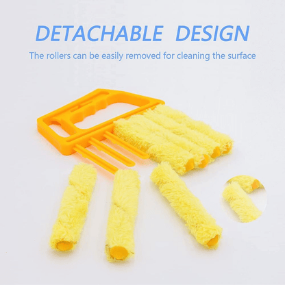 1pc, Washable Window Cleaning Brushes With Microfibers For Effortless Dust Collection And Blinds Cleaning Beauty Fashion