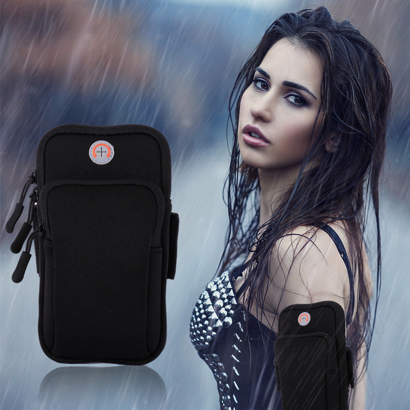 Waterproof Running Arm Bag - Water-Resistant Design with Spacious Compartment and Secure Strap for Men and Women - Perfect for Outdoor Sports and Fitness Activities like Running, Jogging, Cycling, and Hiking Beauty Fashion