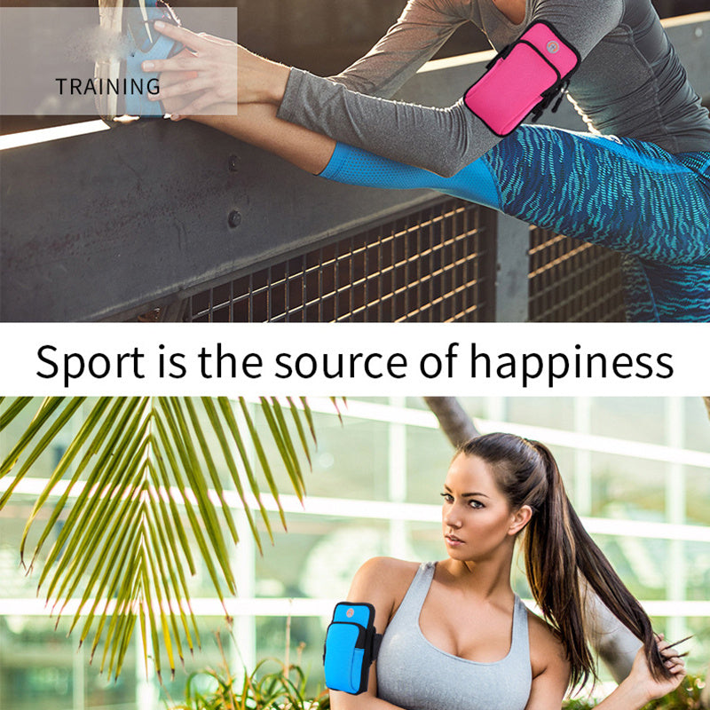 Waterproof Running Arm Bag - Water-Resistant Design with Spacious Compartment and Secure Strap for Men and Women - Perfect for Outdoor Sports and Fitness Activities like Running, Jogging, Cycling, and Hiking Beauty Fashion
