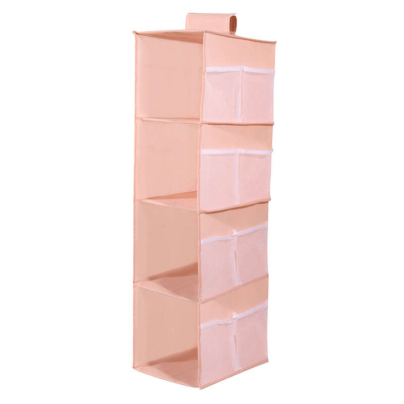 Foldable Wardrobe Storage Organizer with Telescoping Handle – Multi-Layer Hangable Bag with Spinner Wheels for Efficient Space Beauty Fashion