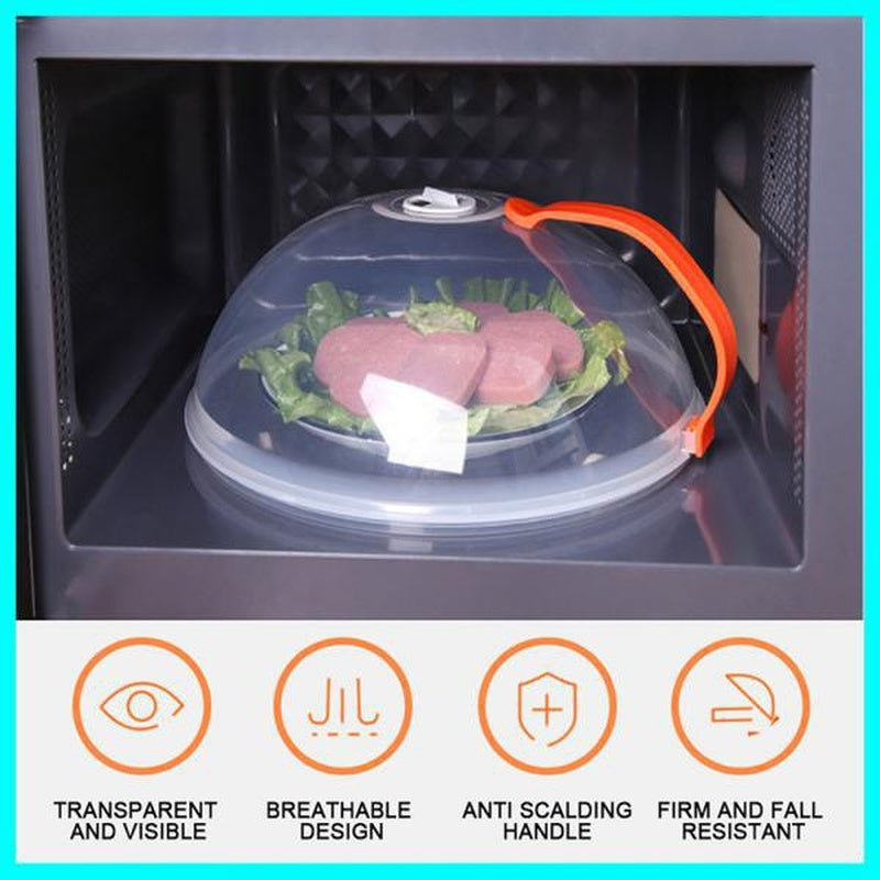 1pc Food Cover, Microwave Oven Heating Cover, Screen Protector For Food For Hot Dishes, Oil Proof Splash Proof Cover, Fresh-keeping Cover, Kitchen Supplies Beauty Fashion
