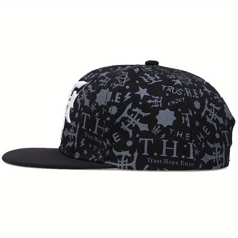 1pc Unisex Sunshade Breathable Baseball Cap With Trendy Pattern - For Outdoor Sport - Suitable for Summer - For Men & Women - Perfect Gift for Hikers & Runners Beauty World Shop