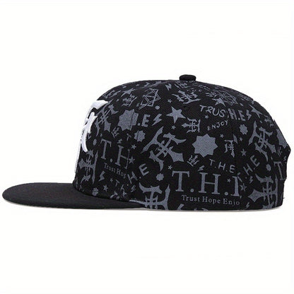 1pc Unisex Sunshade Breathable Baseball Cap With Trendy Pattern - For Outdoor Sport - Suitable for Summer - For Men & Women - Perfect Gift for Hikers & Runners Beauty World Shop