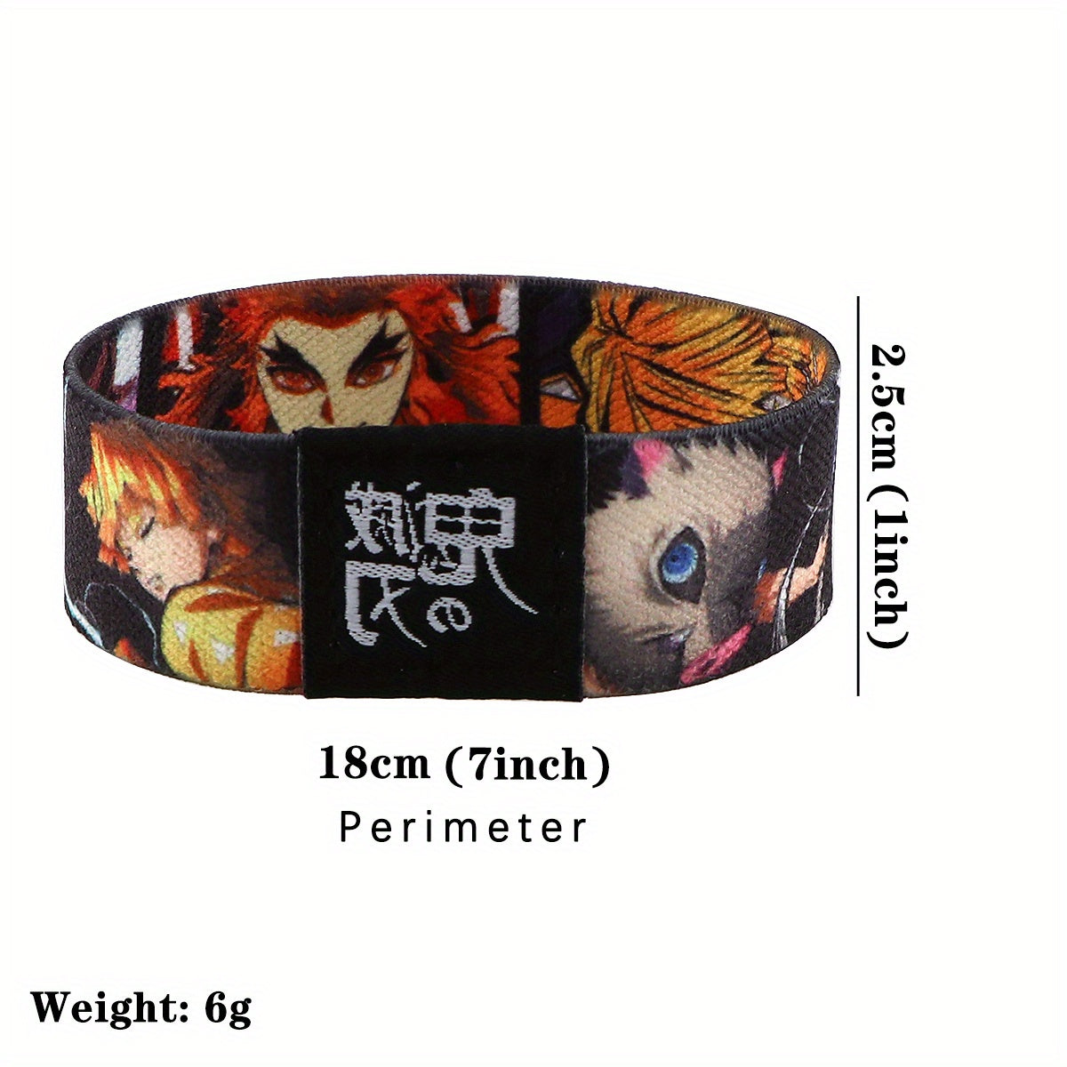 1pc Cool Anime Bracelet For Women Men, Armband, Sport Wristband, Elastic Bangle, Trendy Party Jewelry, Christmas Halloween Gift, New Year's Gift, Valentine's Day Gift For Women Mom Family Friends Beauty World Shop