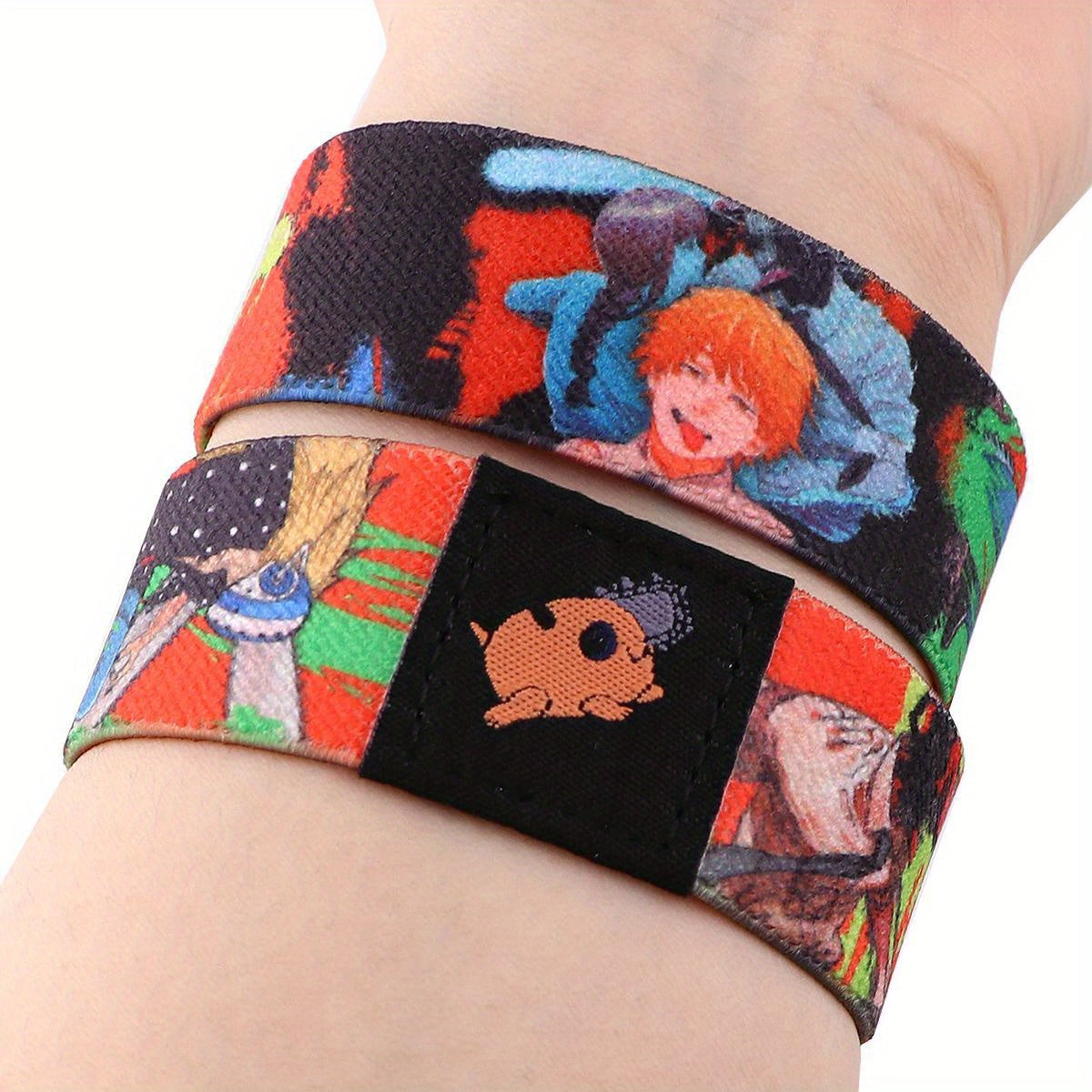 1pc Cool Anime Bracelet For Women Men, Armband, Sport Wristband, Elastic Bangle, Trendy Party Jewelry, Christmas Halloween Gift, New Year's Gift, Valentine's Day Gift For Women Mom Family Friends Beauty World Shop