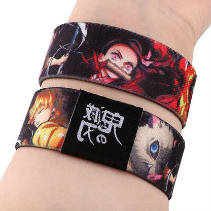 1pc Cool Anime Bracelet For Women Men, Armband, Sport Wristband, Elastic Bangle, Trendy Party Jewelry, Christmas Halloween Gift, New Year's Gift, Valentine's Day Gift For Women Mom Family Friends Beauty World Shop