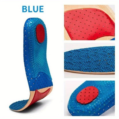 2pcs Men Gel Orthotic Sport Running Insoles, Insert Shoe Pad, Arch Support Heel Cushion Beauty World Shop