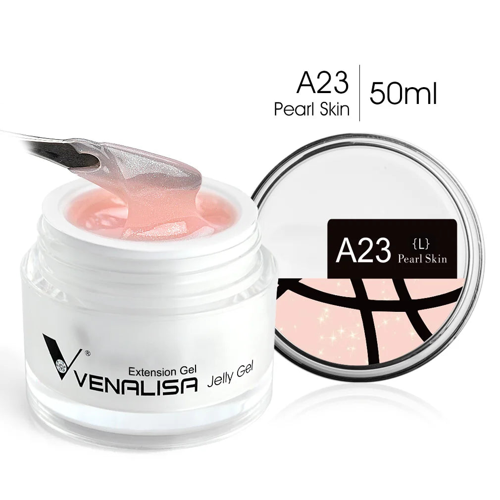 50Ml TPO FREE Rose Pink Jelly Gel Extension Nail Salon Professiona Used Self Leveling Transparent Gel Nail Gel Polish