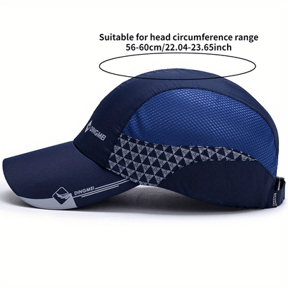 Ultra-Breathable Unisex Baseball Cap - Advanced UV Protection, Adjustable Strap, One-Size-Fits-Most Comfort, Perfect for Sport, Travel, Leisure, and Summer Outdoor Activities Beauty World Shop