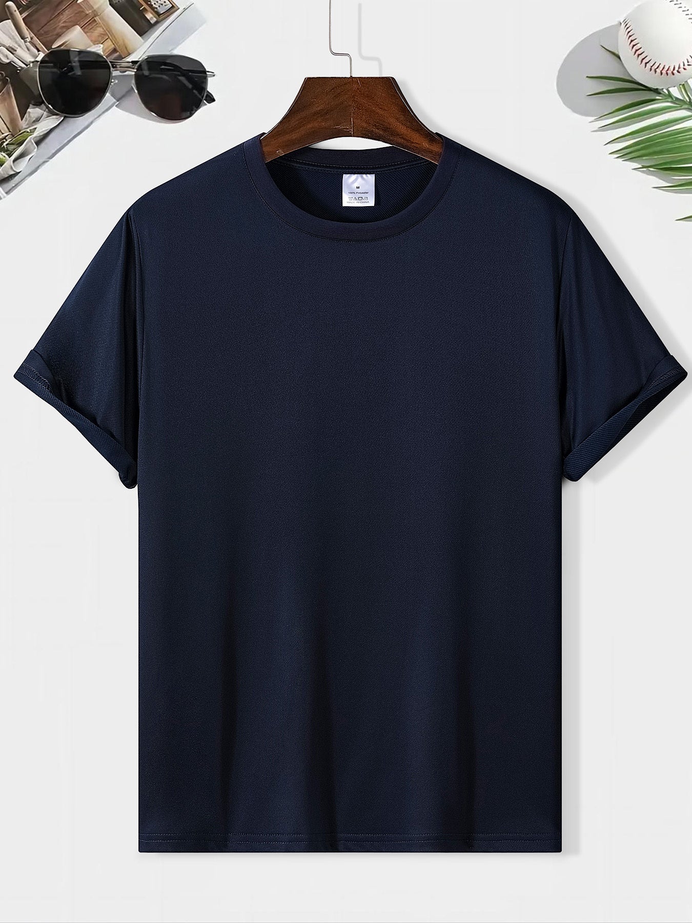 EST. 1987 And A Coconut Tree Printed Men's Fashion Trendy Casual Crew Neck Casual Sport T-shirt Beauty World Shop